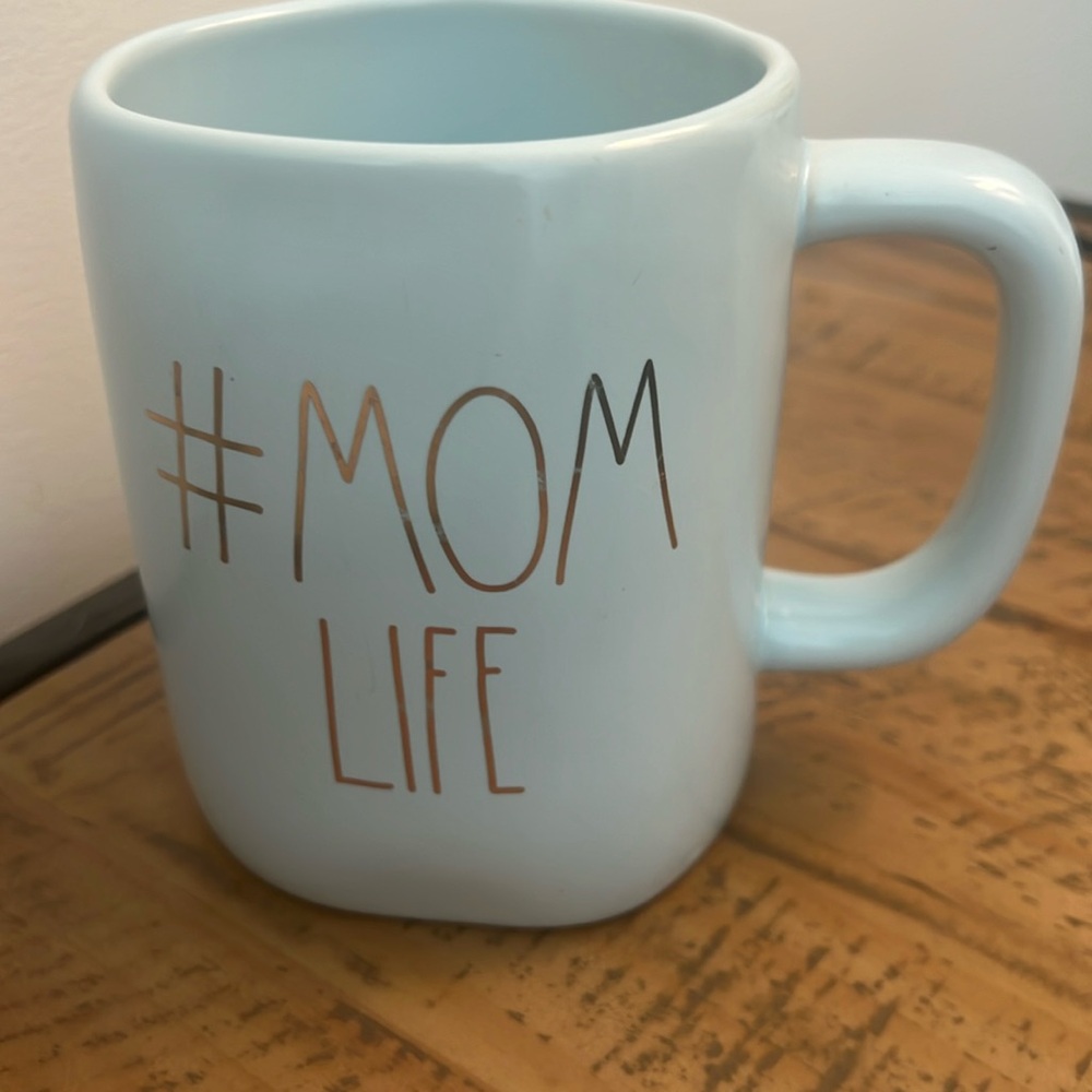 Rae Dunn #Mom Life Mug Cup Coffee Tea